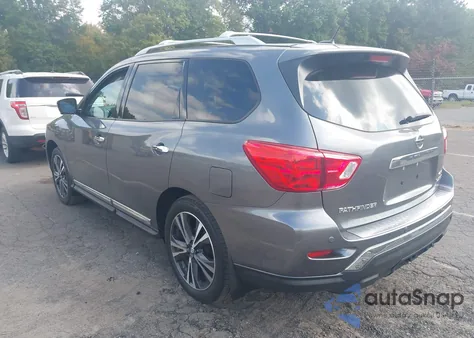 2017 Nissan Pathfinder Platinum from USA, damaged, VIN 5N1DR2MM6HC606215